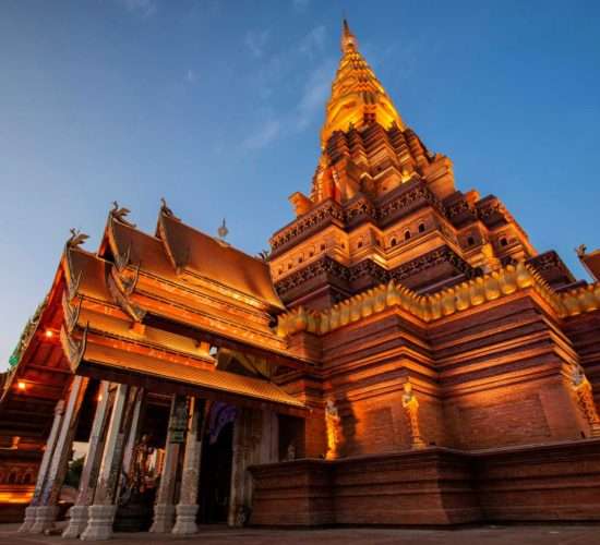 Big Golden Pagoda in Jinghong, Xishuangbanna